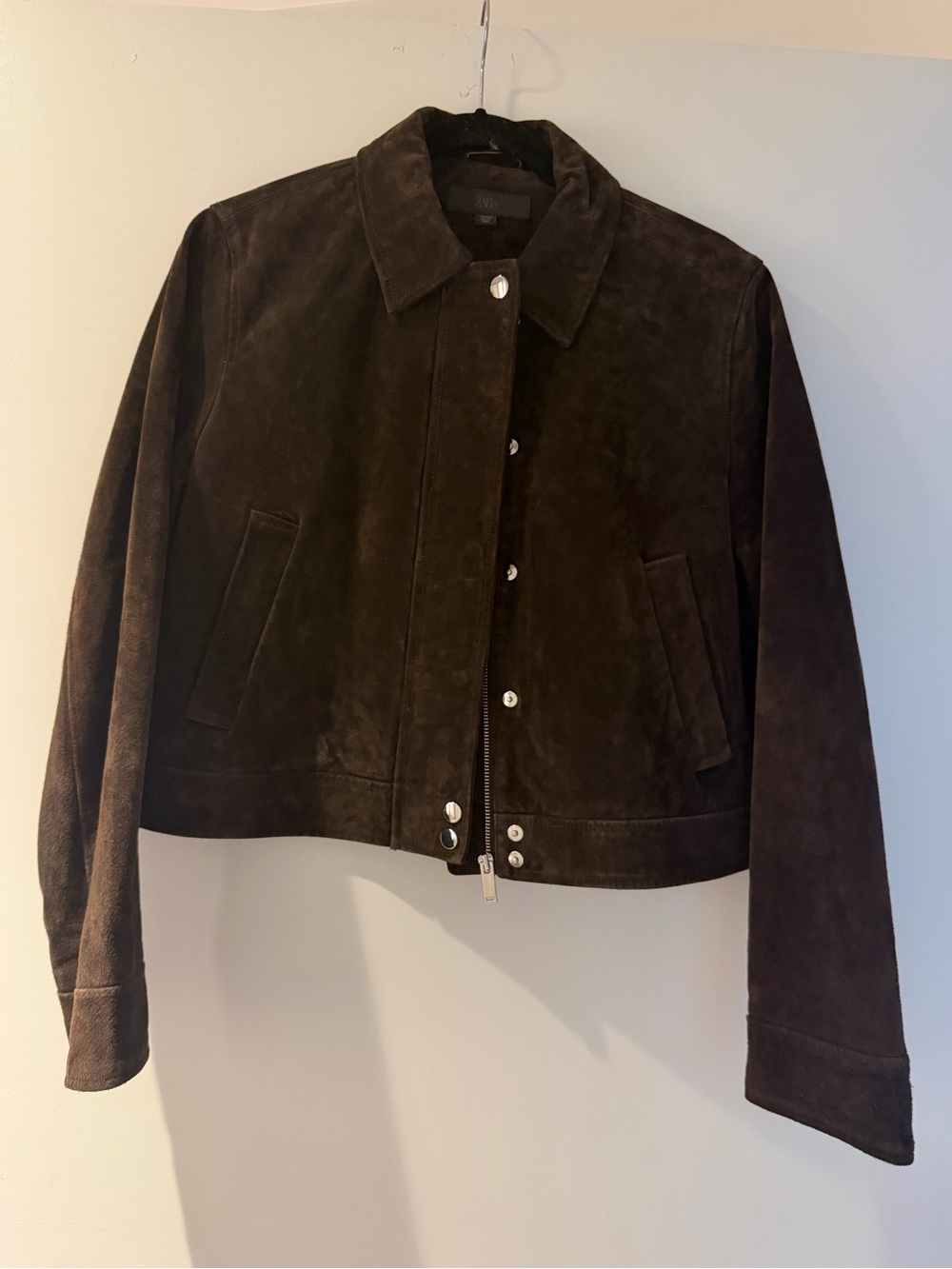 Zara Brown Leather Jacket